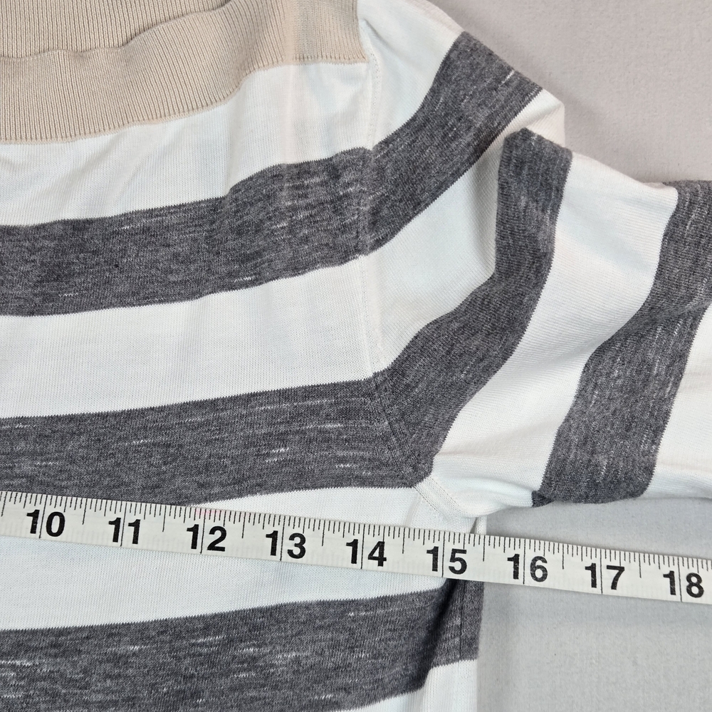 Louis Vuitton Striped Ruched Cotton Dress - Size Small - Picture 9 of 11